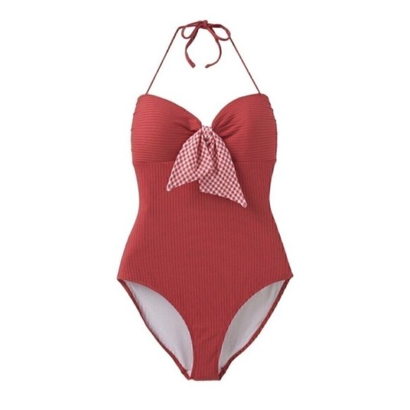 NEW Matilda Jane Women Red Swim Suit, Small - Picture 1 of 4